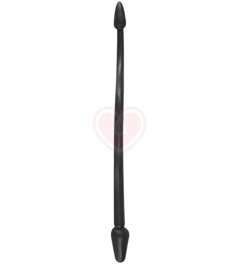 Двойной анальный стимулятор Rebel Double Plug чёрный фото 2