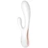 Вибратор со стимулятором клитора Satisfyer Mono Flex с приложением белый фото 2