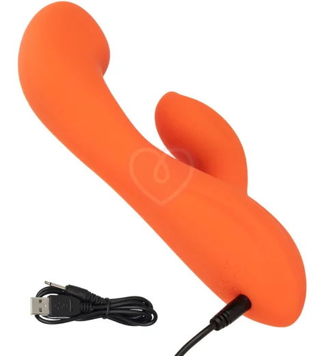 Вибратор с клиторальным кончиком Stella Liquid Silicone Dual G фото 3