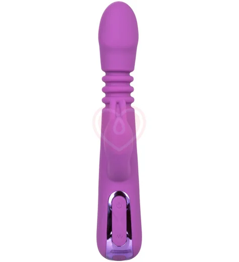 Вибратор-кролик с пульсацией Elite Thrusting Rabbit лиловый фото 2
