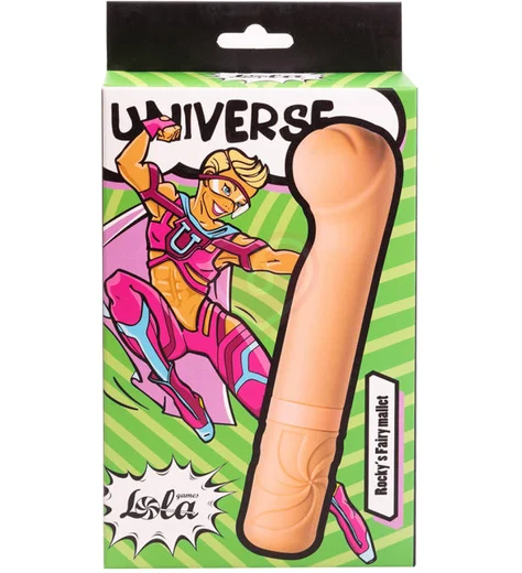 Мини-вибратор с головкой-бутоном Universe Rocky’s Fairy Mallet см бежевый фото 5