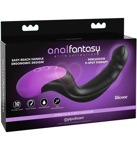 Вибромассажёр простаты Hyper-Pulse P-Spot Massager чёрный фото 4