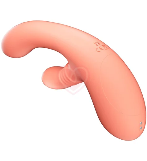 Вибратор кролик Amovibe Vibella коралловый фото 6