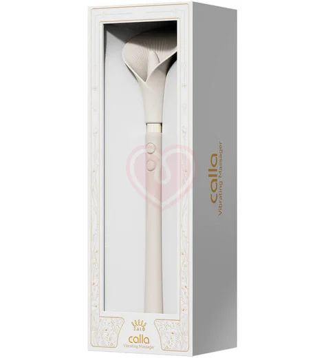 Вибратор в форме цветка Zalo Calla бежевый фото 5