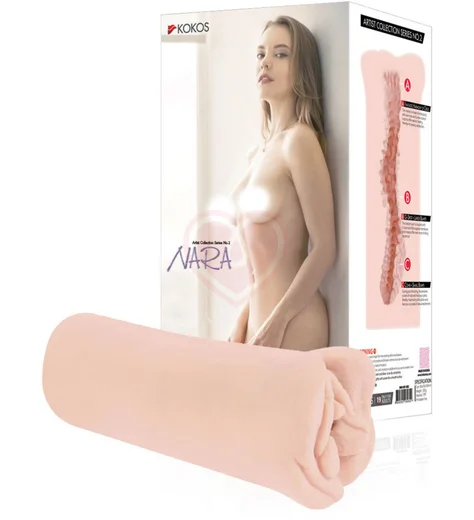 Мастурбатор вагина с реалистичным рельефом Kokos Nara фото 6