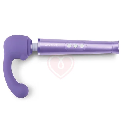 Утяжелённая насадка для массажёра Le Wand Petite Curve фиолетовый фото 2