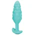 Рельефная вибропробка b-Vibe Bump Texture Plug бирюзовая фото 2