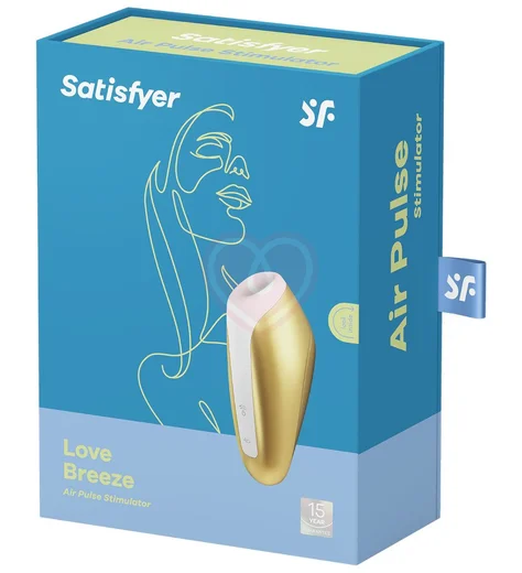 Вакуумный стимулятор Satisfyer Love Breeze золотой фото 4