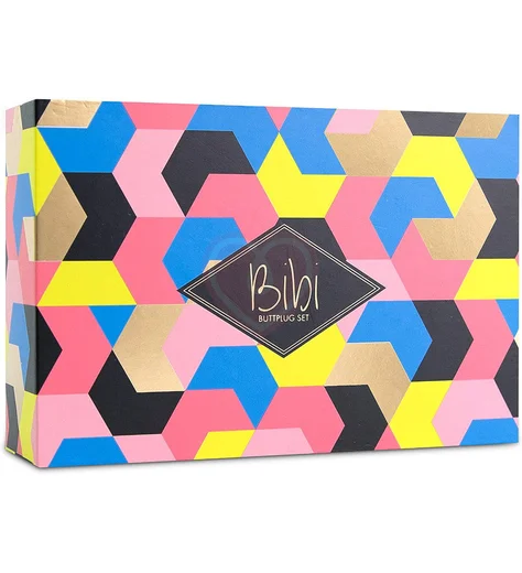 Набор из 3 анальных пробок Bibi Butt Plug Set розовый фото 3