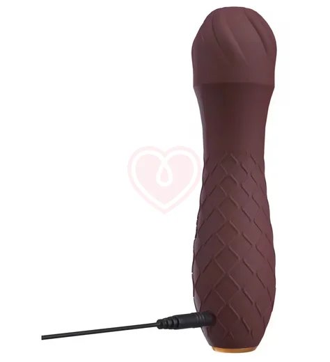 Классический вибратор Hazel 01 коричневый фото 4