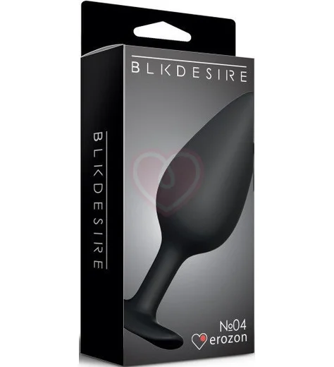 Анальная пробка Erozon 04 черная фото 4