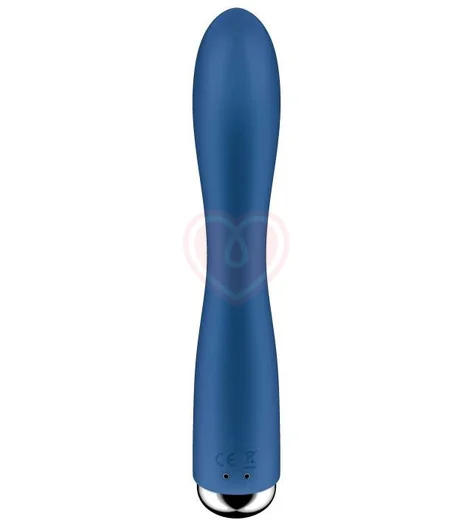 Вибратор-кролик с ротацией Satisfyer Spinning Rabbit 1 синий фото 4