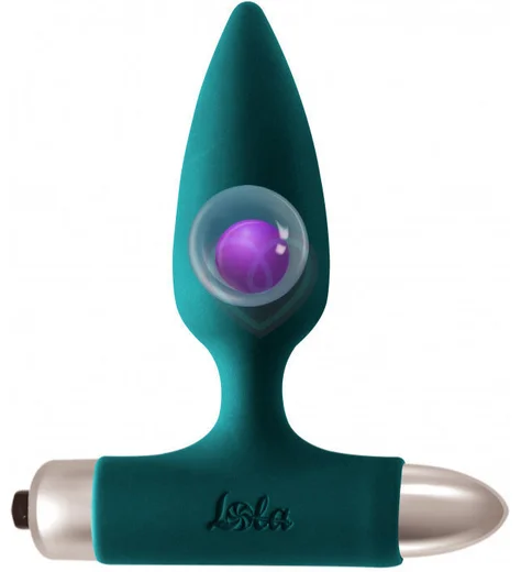 Анальная вибропробка со смещенным центром тяжести Spice it up New Edition Glory зелёная фото 2