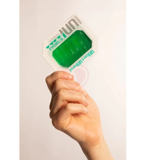 Мини мастурбатор Tenga Uni Emerald зелёный фото 3