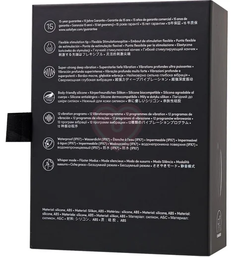 Точечный клиторальный стимулятор Satisfyer Spot On 2 чёрный фото 9