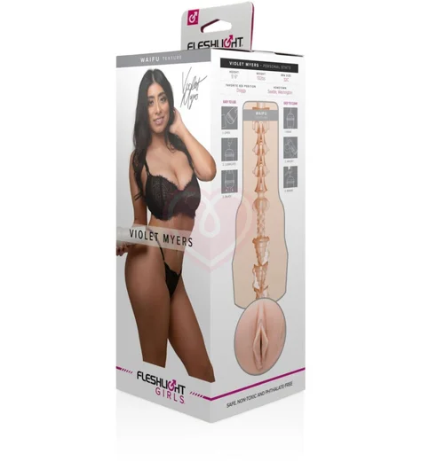 Мастурбатор Fleshlight Girls Violet Myers Waifu копия вагины фото 2