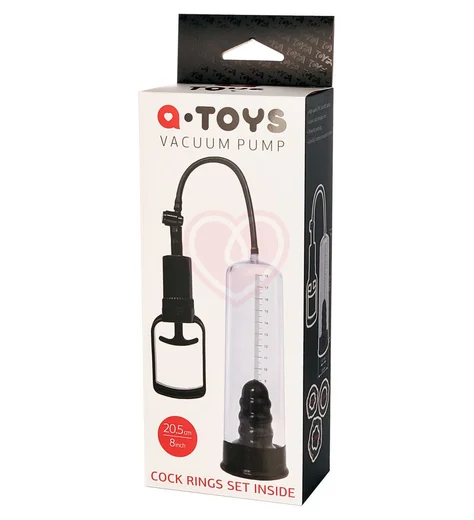Вакуумная помпа с удлинённой вставкой A-Toys 20 см фото 2