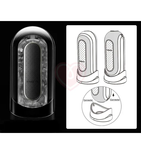 Мастурбатор с вибрацией Tenga Flip Zero EV Black чёрный фото 4