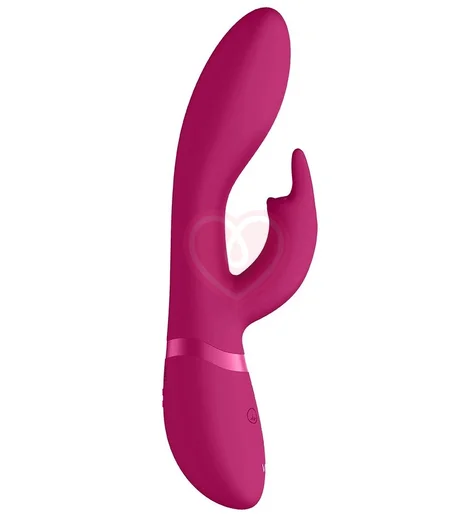 Вибратор с клиторальным стимулятором Zosia розовый фото 5