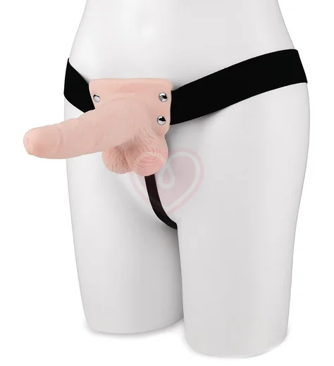 Фаллопротез Lux Fetish с вибрацией телесный 15 см фото 2