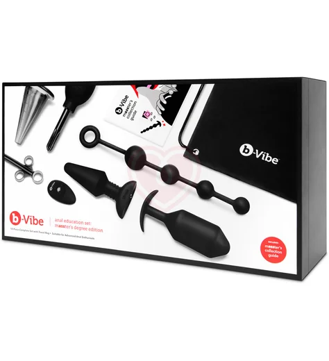 Профессиональный набор для анального секса Masster`s Degree Set черный фото 10