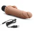 Реалистичный вибратор с клиторальным стимулятором PowerCocks мокка фото 3
