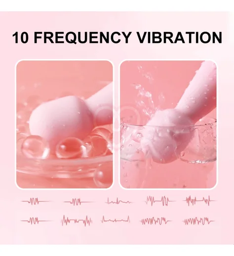 Мини-массажёр Mini Wand розовый фото 5