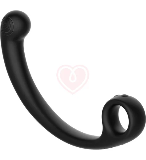 Вибратор с массажной головкой SVibe AXI Snail Spot Wand чёрный фото 2