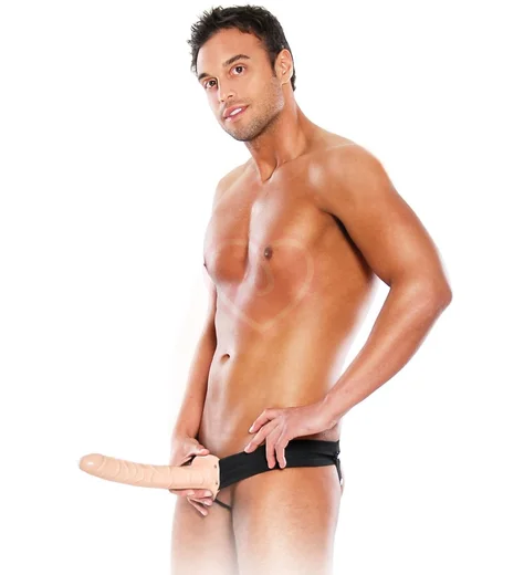 Страпон мужской Pipedream Hollow телесный фото 2