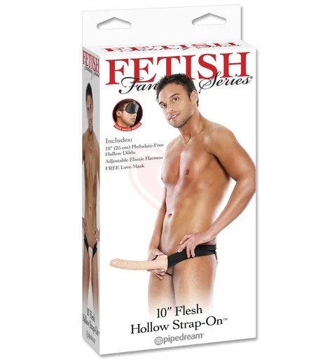 Страпон мужской Pipedream Hollow телесный фото 3