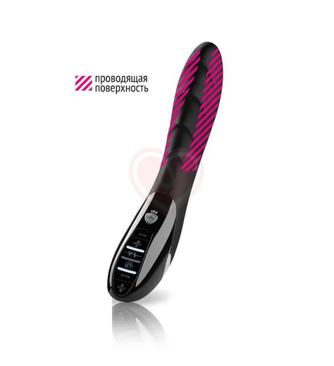 Вибратор с электростимуляцией Mystim Sizzling Simon Black Edition фото 6