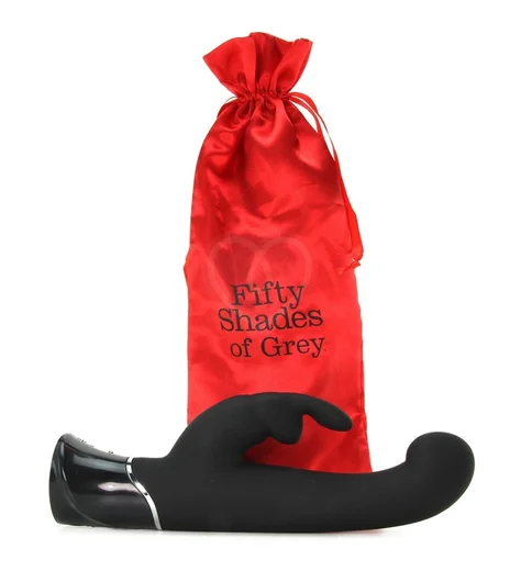Вибратор с клиторальным стимулятором '50 оттенков серого' Greedy Girl фото 5