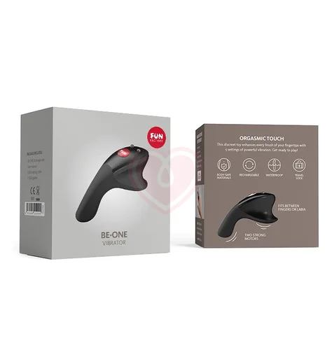 Мини-вибратор пальчик Fun Factory Be.One чёрный фото 6