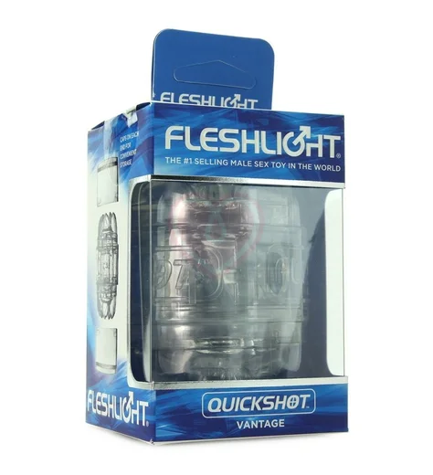 Сквозной мастурбатор Fleshlight Quickshot Vantage прозрачный фото 5