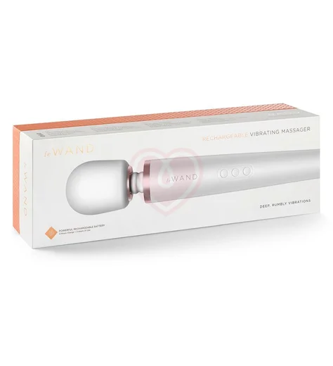 Мощный массажёр Le Wand Rechargeable белый фото 5