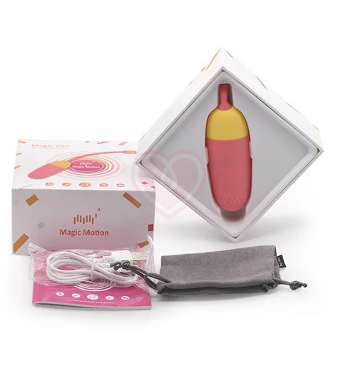 Виброяйцо с управлением со смартфона Magic Vini оранжевое фото 3