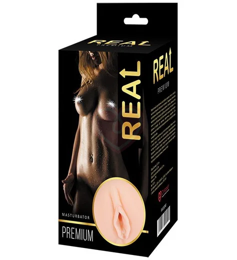 Реалистичный мастурбатор Real Women Dual Layer Блондинка фото 4