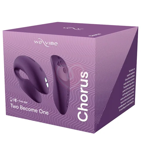 Парный вибратор с сенсорным пультом управления We-Vibe Chorus фиолетовый фото 3