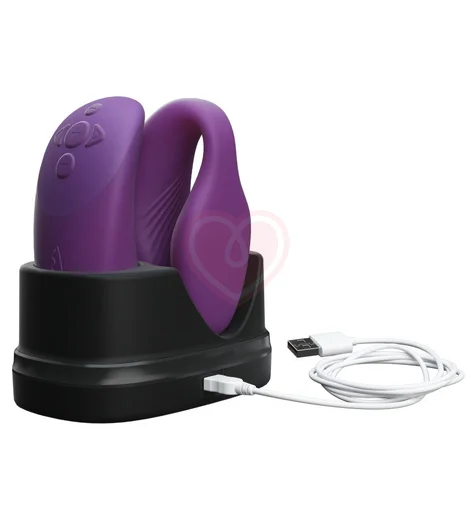 Парный вибратор с сенсорным пультом управления We-Vibe Chorus фиолетовый фото 6