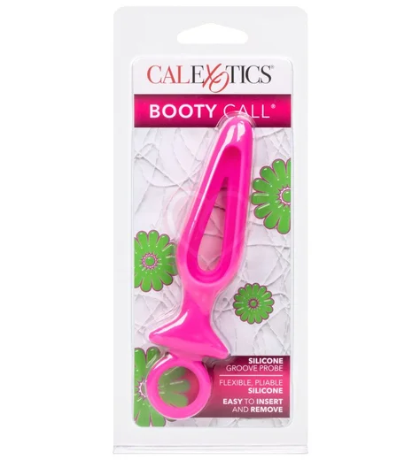Анальная пробка с прорезью Booty Call Groove Probe розовая фото 2