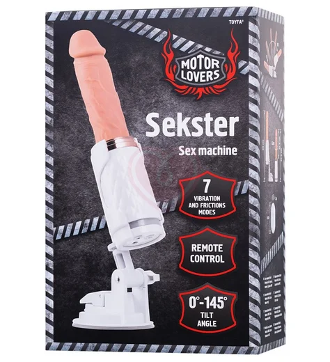 Компактная секс-машина Sekster MotorLovers в белом корпусе фото 2