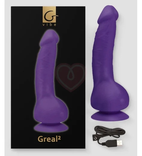 Реалистичный вибратор Gvibe Greal фиолетовый фото 3