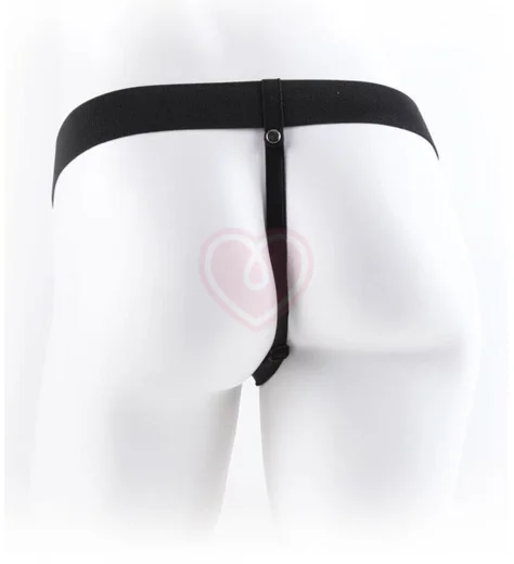 Фаллопротез с мошонкой Hollow Strap-On with Balls 19 см телесный фото 3