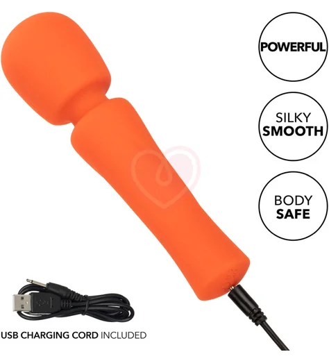 Мини-вибромассажёр Stella Liquid Silicone Mini Massager оранжевый фото 4