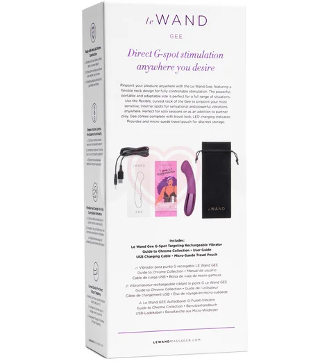 Вибратор для зоны G Le Wand Gee фиолетовый фото 2