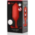 Утяжелённая анальная пробка для ношения b-Vibe Snug Plug 6 большая красная фото 6