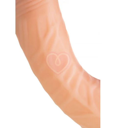 Реалистичный фаллоимитатор на присоске с мошонкой RealStick Nude Nash телесный фото 3