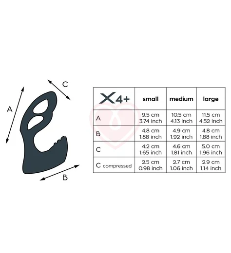 Стимулятор простаты с вибрацией JoyDivision Xpander X4+ размер M фото 2