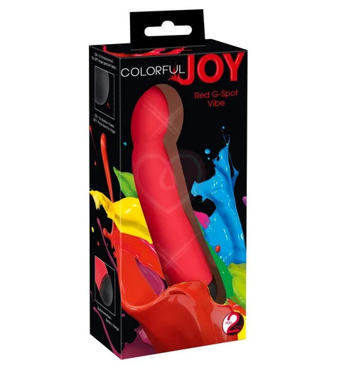 Вибратор Colorful Joy G-Spot красный фото 2