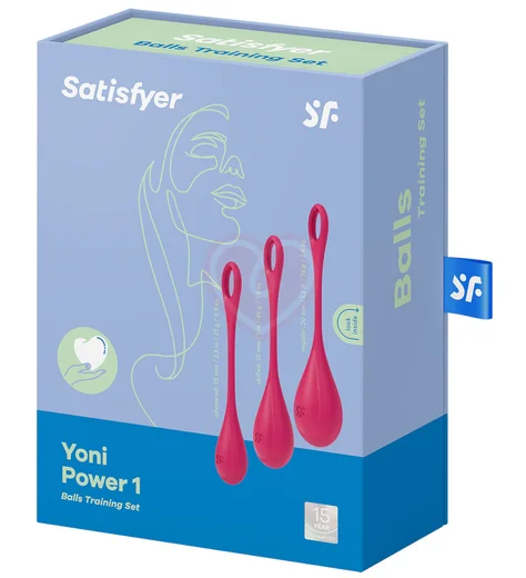 Набор из 3 вагинальных шариков Satisfyer Yoni Power 1 розовый фото 2